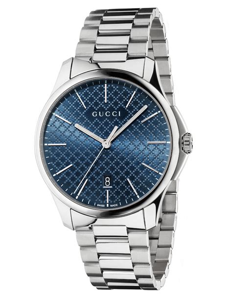 gucci silver watch men|stainless steel Gucci watch men.